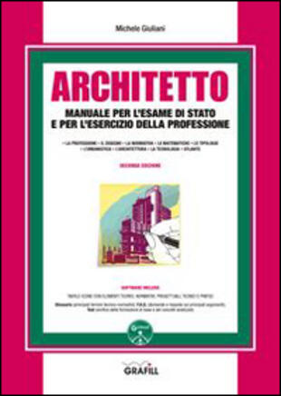 copertina Architetto. Manuale per l'esame di Stato e per l'esercizio della professione. Con Contenuto digitale per download e accesso on line