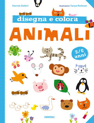 copertina Disegna e colora animali