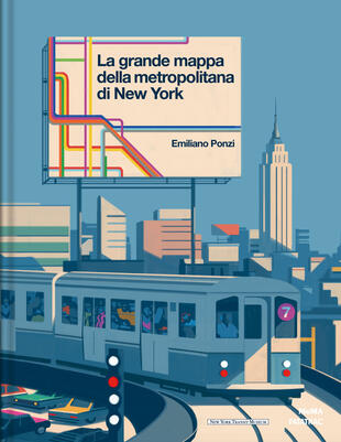 copertina La grande mappa della metropolitana di New York. Ediz. a colori