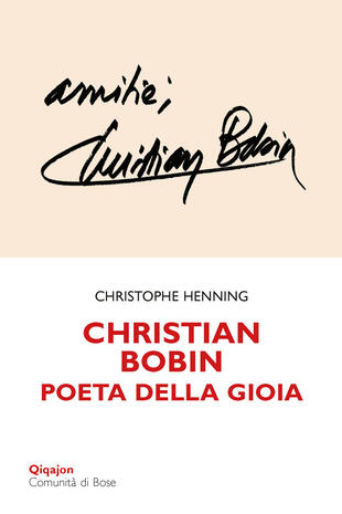 copertina Christian Bobin. Poeta della gioia