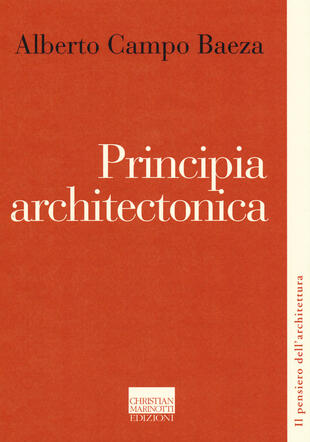 copertina Principia architectonica