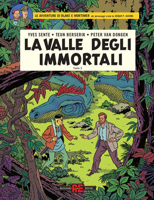 copertina La valle degli immortali. Le avventure di Blake e Mortimer