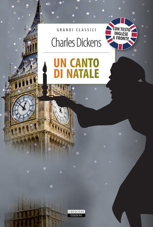 copertina Un canto di Natale. Testo inglese a fronte. Ediz. integrale. Con Segnalibro