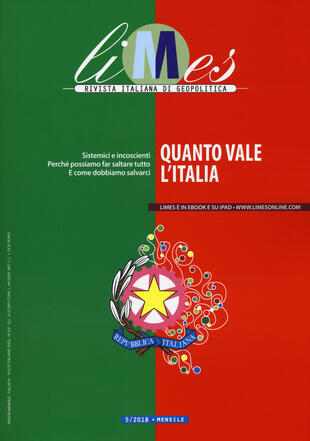 copertina Limes. Rivista italiana di geopolitica (2018)
