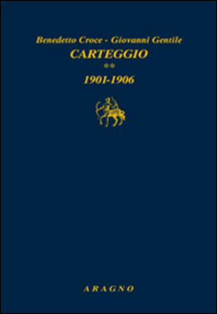 copertina Carteggio. Vol. 2: 1901-1906.