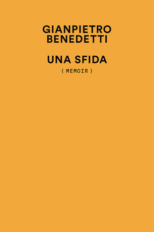 copertina Una sfida. (Memoir)