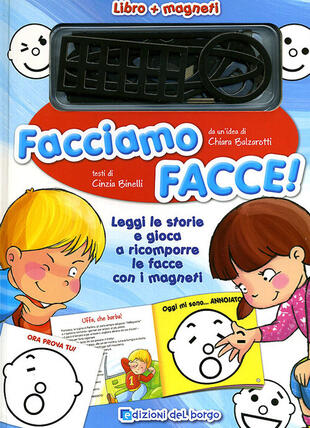 copertina Facciamo facce! Con magneti. Ediz. illustrata