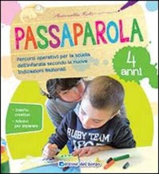copertina Passaparola. 4 anni