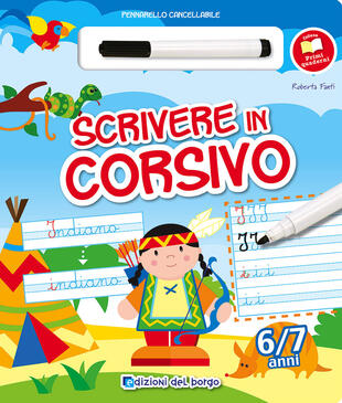 copertina Scrivere in corsivo. Con gadget