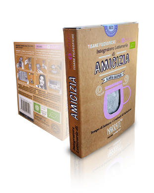 copertina Amicizia. Integratore letterario di tisane filosofiche Narratherapy. Con Filtro di tisana biologica officinale