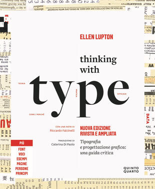 copertina Thinking with type. Tipografia e progettazione grafica: una guida critica. Nuova ediz.