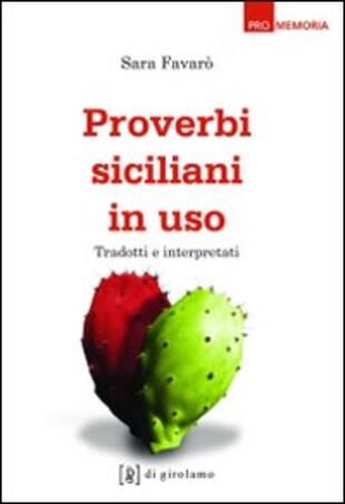 copertina Proverbi siciliani in uso. Tradotti e interpretati