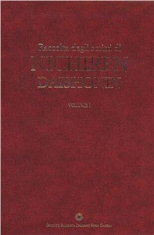 copertina Raccolta degli scritti di Nichiren Daishonin. Con espansione online