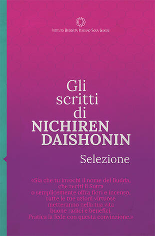 copertina Gli scritti di Nichiren Daishonin. Selezione