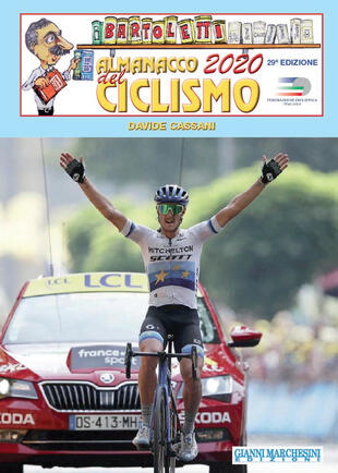 copertina Almanacco del ciclismo 2020. La «Bibbia del Pedale», sostenuta dalla F.C.I.