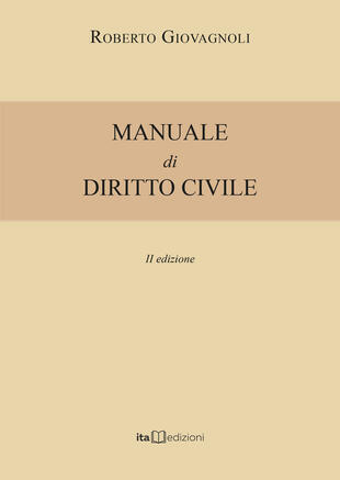 copertina Manuale di diritto civile