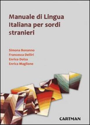 copertina Manuale di lingua italiana per sordi stranieri