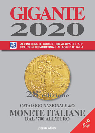 copertina Gigante 2020. Catalogo nazionale delle monete italiane dal '700 all'euro