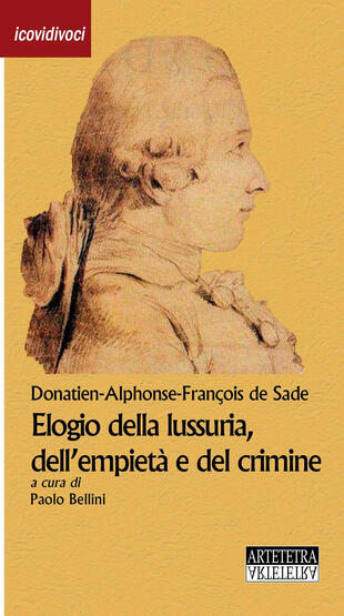 copertina Elogio della lussuria, dell'empietà e del crimine