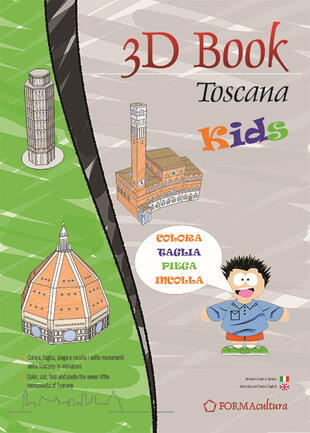copertina 3D book Toscana kids