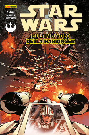 copertina L' ultimo volo della Harbinger. Star Wars