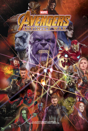 copertina Il guanto dell'infinito. Marvel history