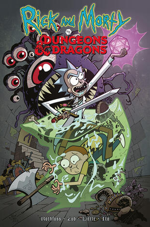 copertina Rick and Morty vs. Dungeons &amp; dragons