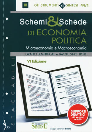 copertina Schemi &amp; schede di economia politica. Microeconomia e macroeconomia
