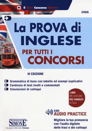 copertina La prova di inglese per tutti i concorsi