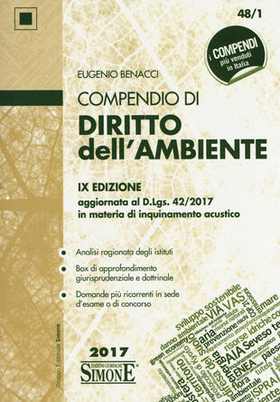 copertina Compendio di diritto dell'ambiente