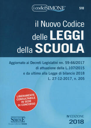 copertina Il nuovo codice delle leggi della scuola