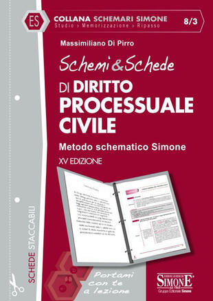 copertina Schemi &amp; schede di diritto processuale civile
