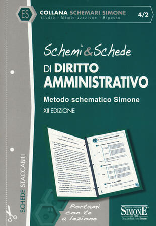 copertina Schemi &amp; schede di diritto amministrativo