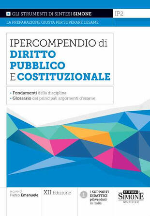 copertina Ipercompendio diritto pubblico e costituzionale
