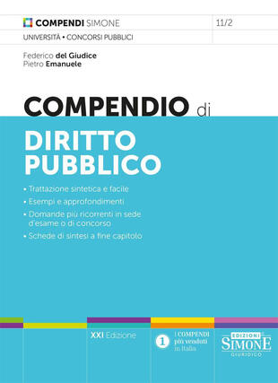 copertina Compendio di diritto pubblico. Nuova ediz.