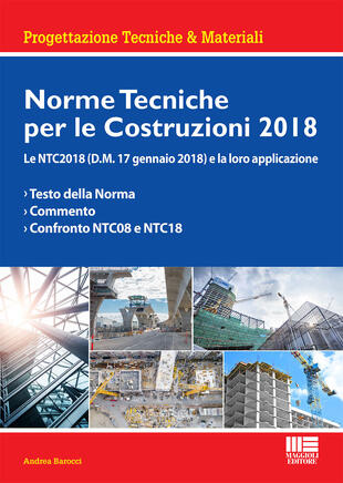 copertina Norme tecniche per le costruzioni 2018. Le NTC2018 (D.M. 17 gennaio 2018) e la loro applicazione