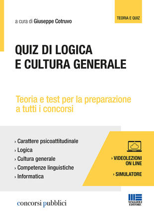 copertina Quiz di logica e cultura generale. Con Contenuto digitale per accesso on line