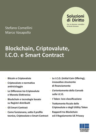 copertina Blockchain, criptovalute, I.C.O. e smart contract