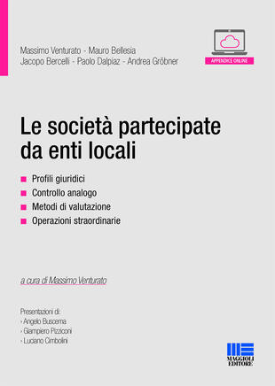 copertina Le società partecipate da enti locali