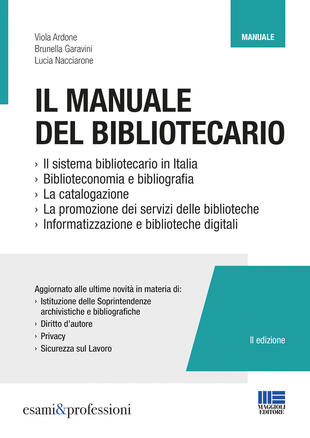 copertina Il manuale del bibliotecario