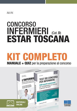 copertina Concorso infermieri (cat. D) ESTAR Toscana. Kit completo