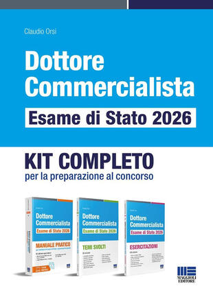 copertina Dottore commercialista. Esame di Stato 2026. Kit completo