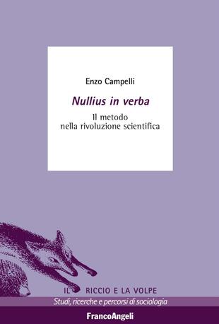 copertina Nullius in verba. Il metodo nella rivoluzione scientifica