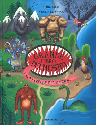 copertina Il grande libro dei mostri e altre creature fantastiche