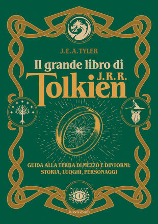 copertina Il grande libro di J.R.R. Tolkien. Guida alla Terra di mezzo e dintorni: storia, luoghi, personaggi