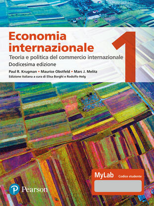 copertina Economia internazionale. Ediz. MyLab. Vol. 1: Teoria e politica del commercio internazionale