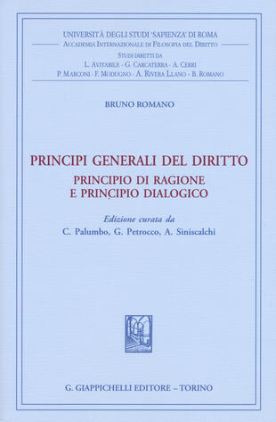 copertina Principi generali del diritto. Principio di ragione e principio dialogico