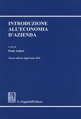 copertina Introduzione all'economia d'azienda
