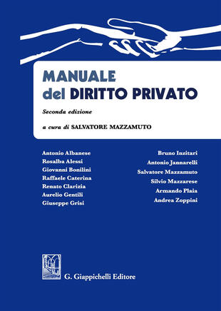 copertina Manuale del diritto privato