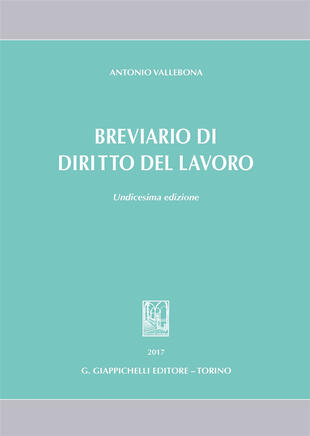 copertina Breviario di diritto del lavoro